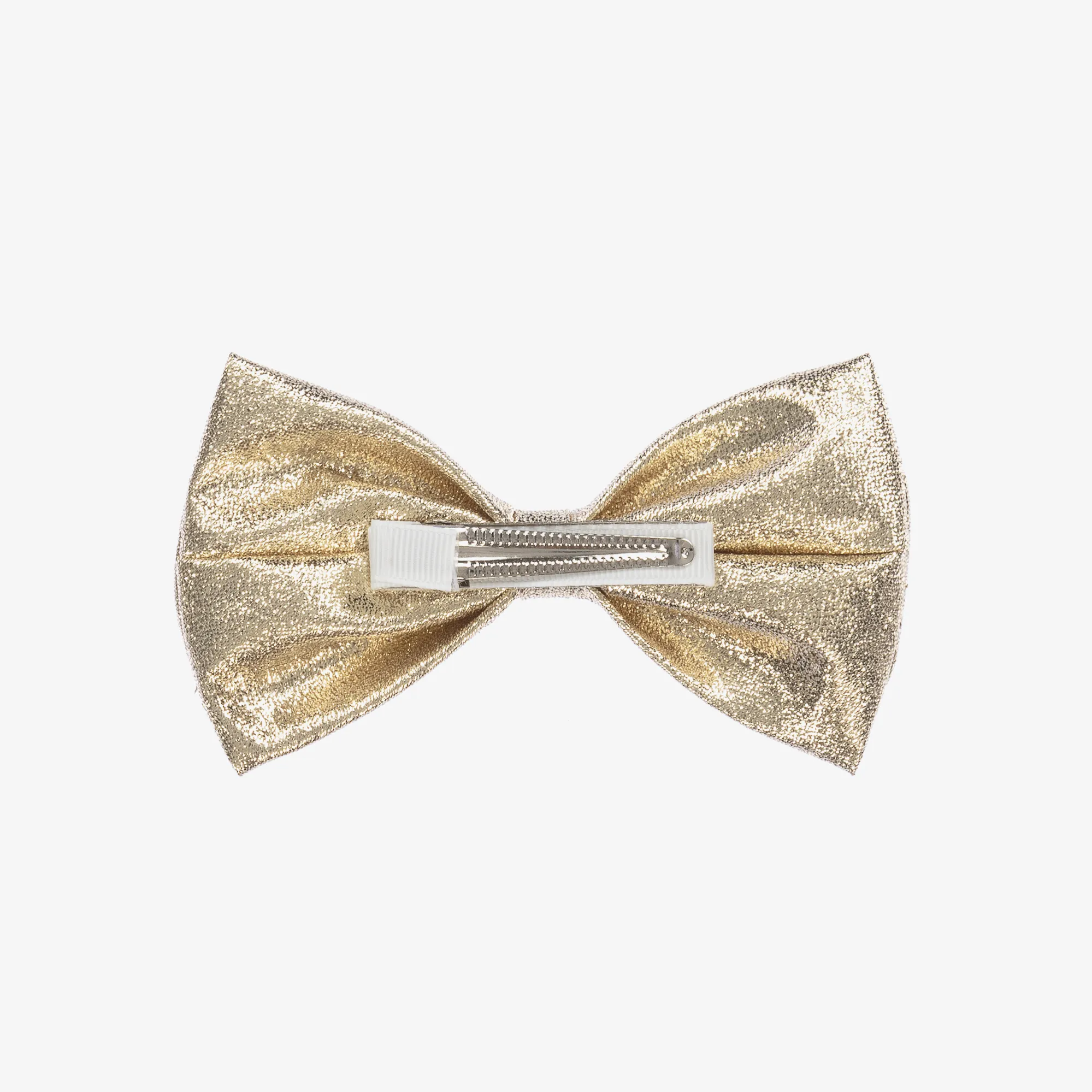 Girls Gold Bow Hair Clip (12cm)