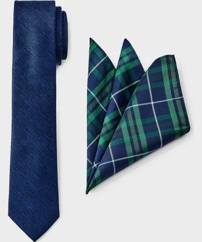 Goodfellow & Co Men's Tie & Hankie Accessories Set - Goodfellow & Co™ Navy Blue One