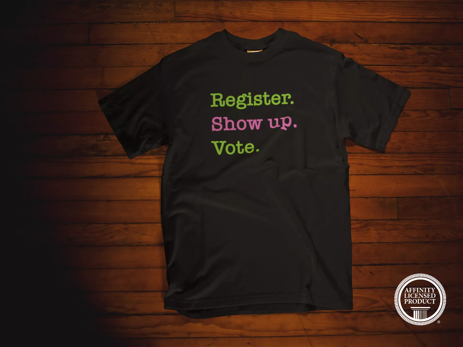 Greek - AKA Registrar, Show Up, and Vote Shirt