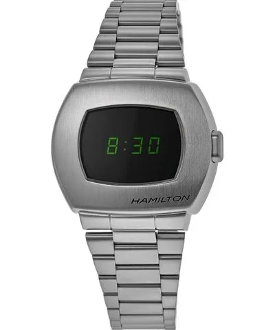 Hamilton PSR Digital Quartz Stainless Steel Men's Watch H52414131 H52414131