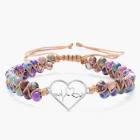 Heartbeat Charm Healing Bracelet