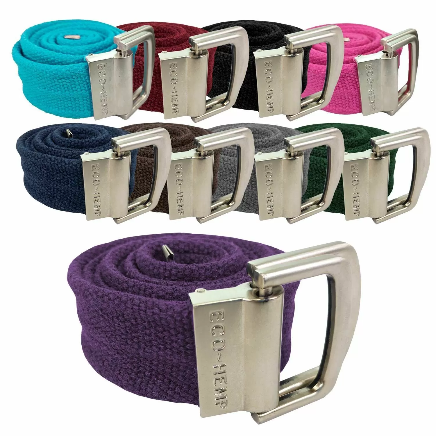 Hempiness Organic Webbing D-Ring Belt