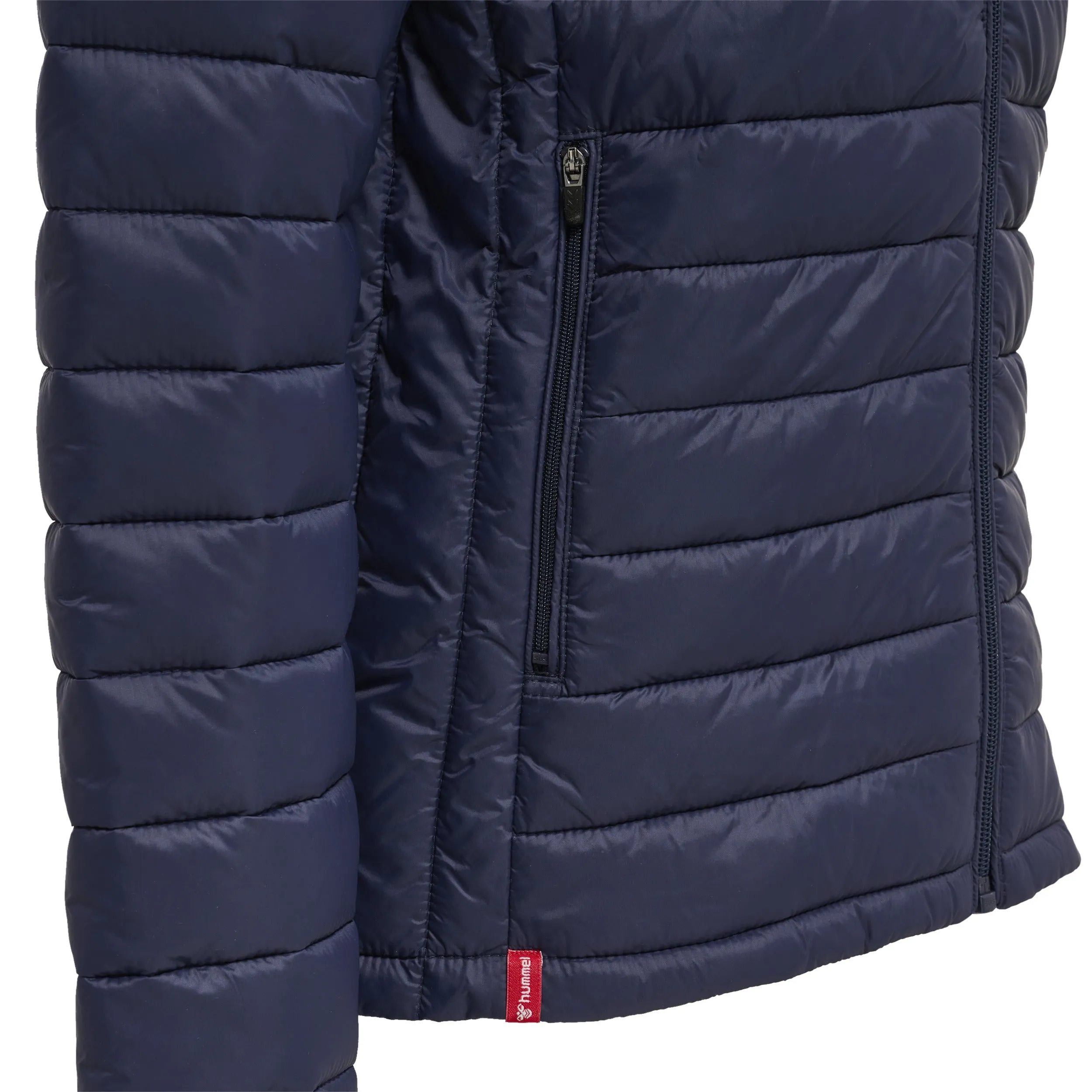 Hummel Women's Red Quilted Hood Jacket