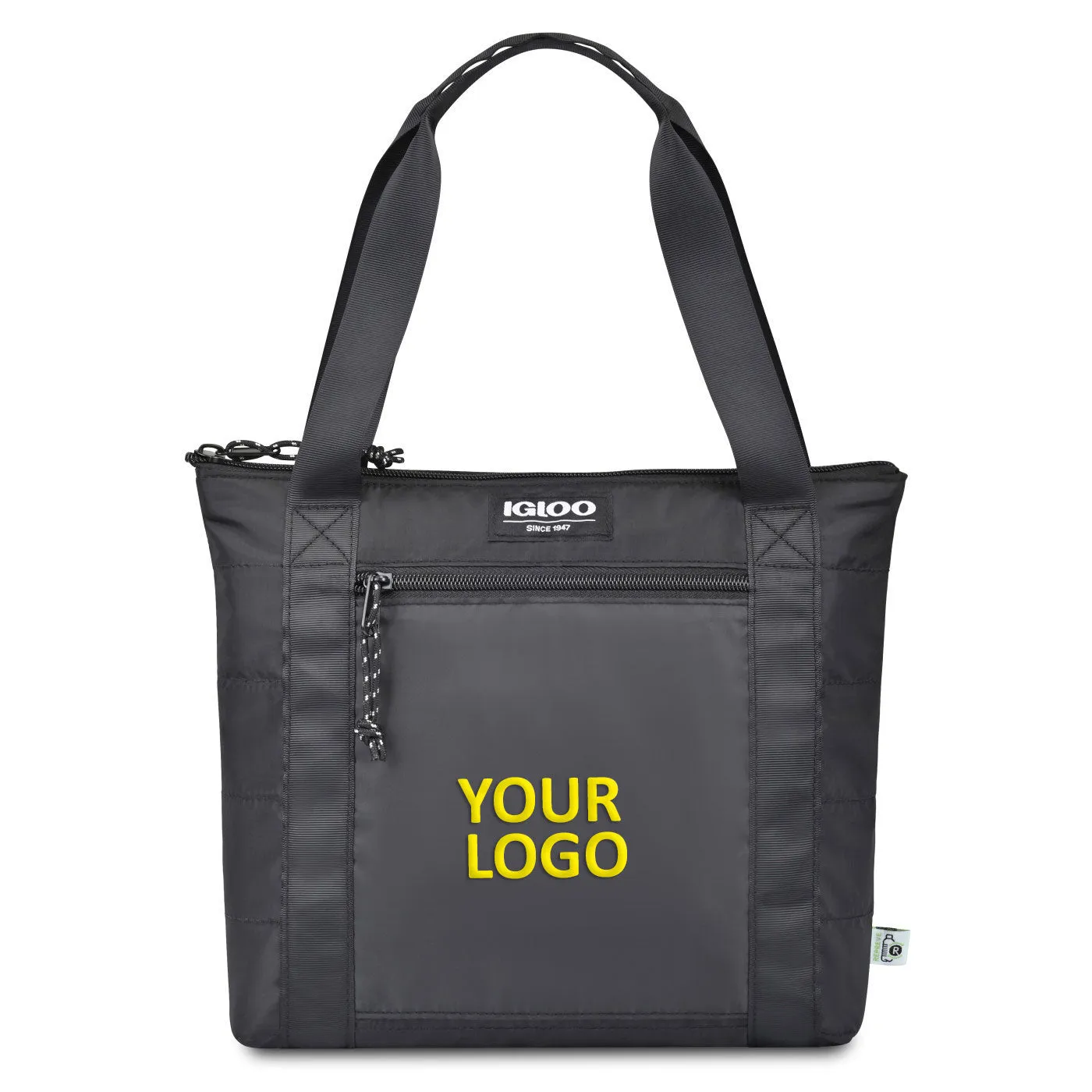 Igloo Packable Puffer 10 Can Branded Cooler Bags, Black