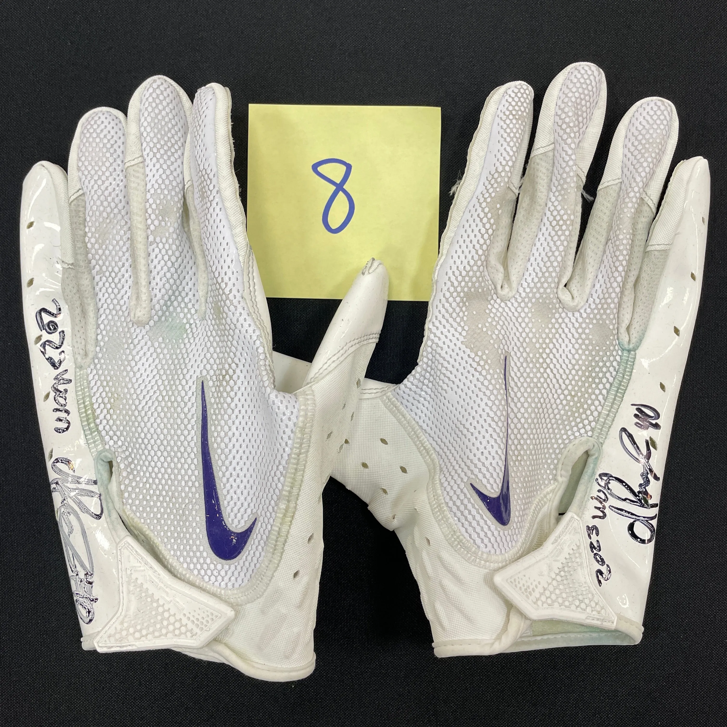 Ivan Pace Jr. Game Used Gloves and Spikes