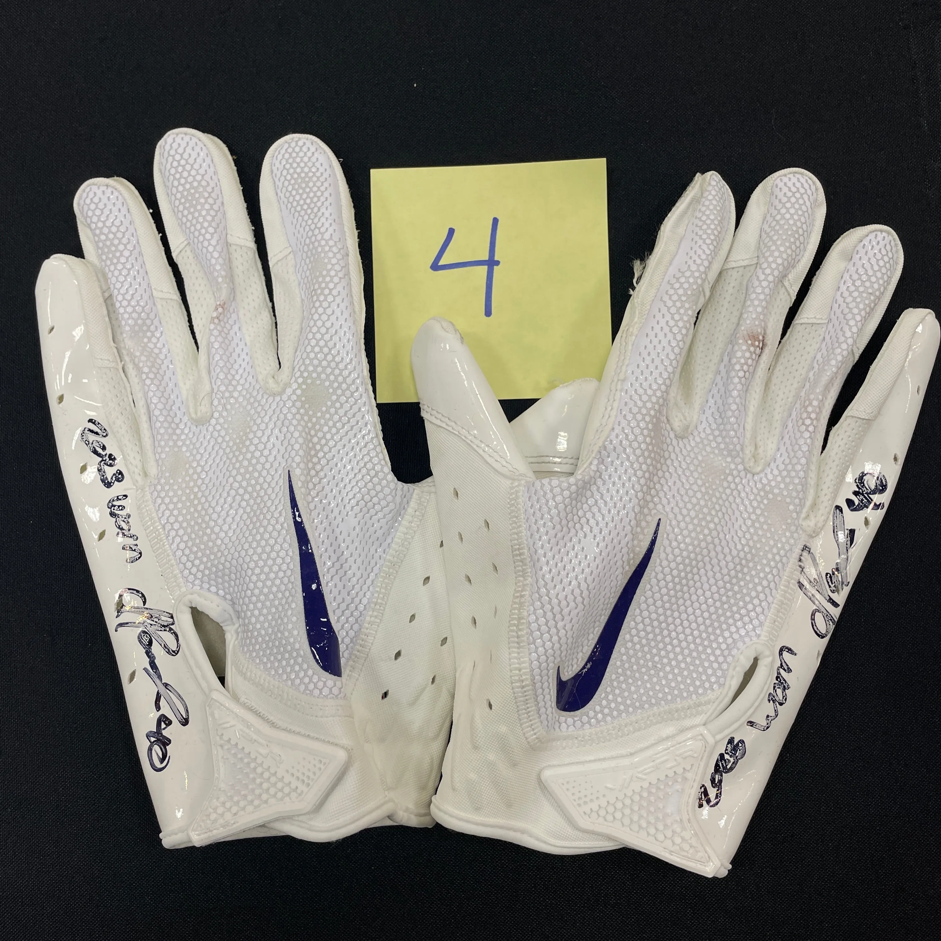 Ivan Pace Jr. Game Used Gloves and Spikes