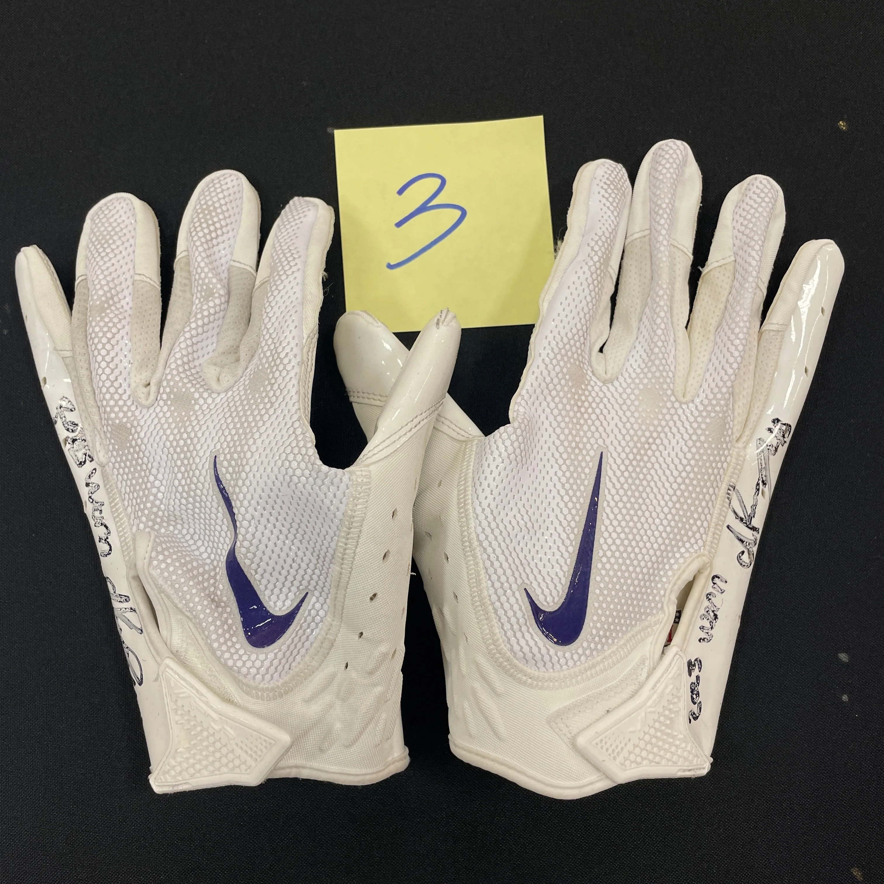 Ivan Pace Jr. Game Used Gloves and Spikes