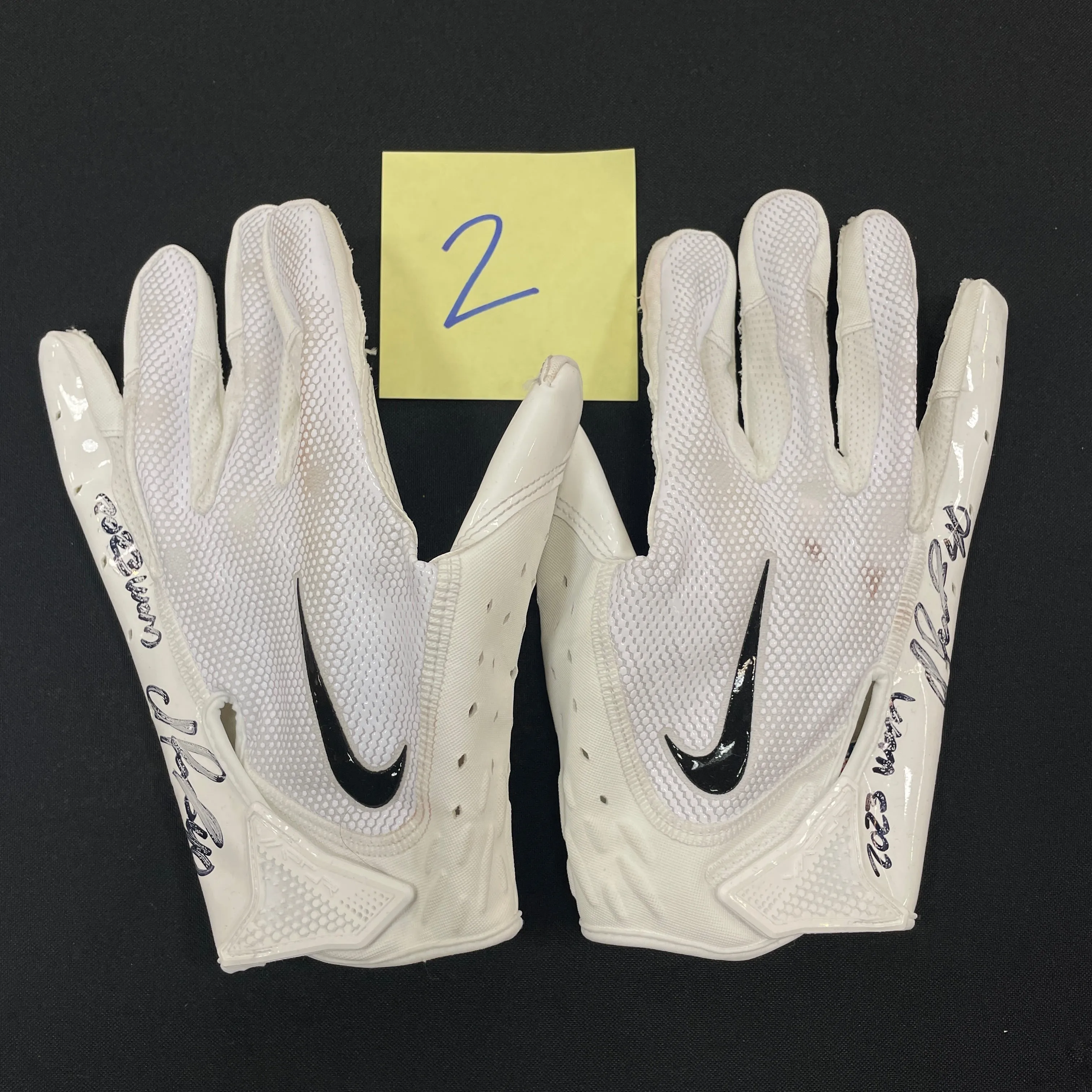 Ivan Pace Jr. Game Used Gloves and Spikes