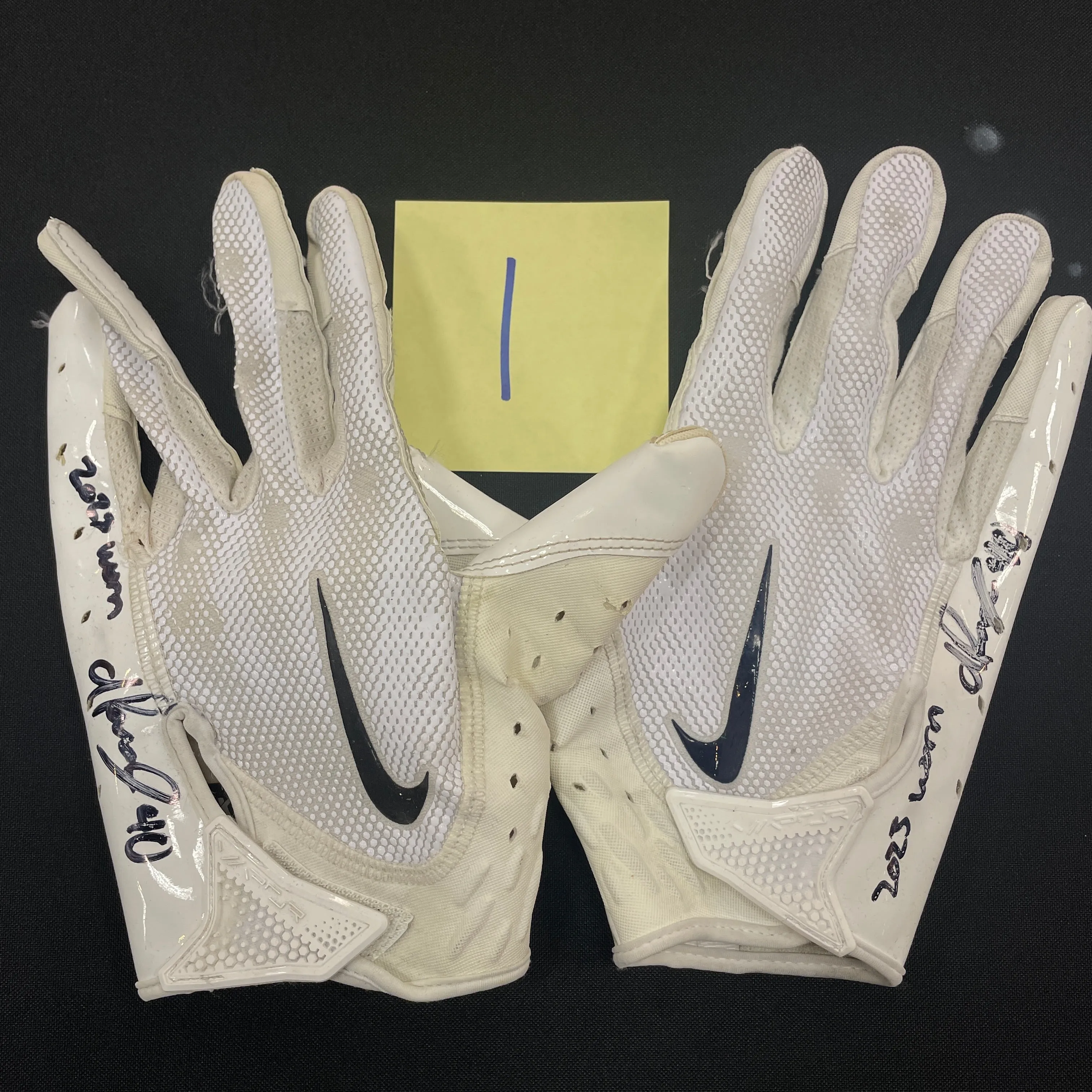 Ivan Pace Jr. Game Used Gloves and Spikes