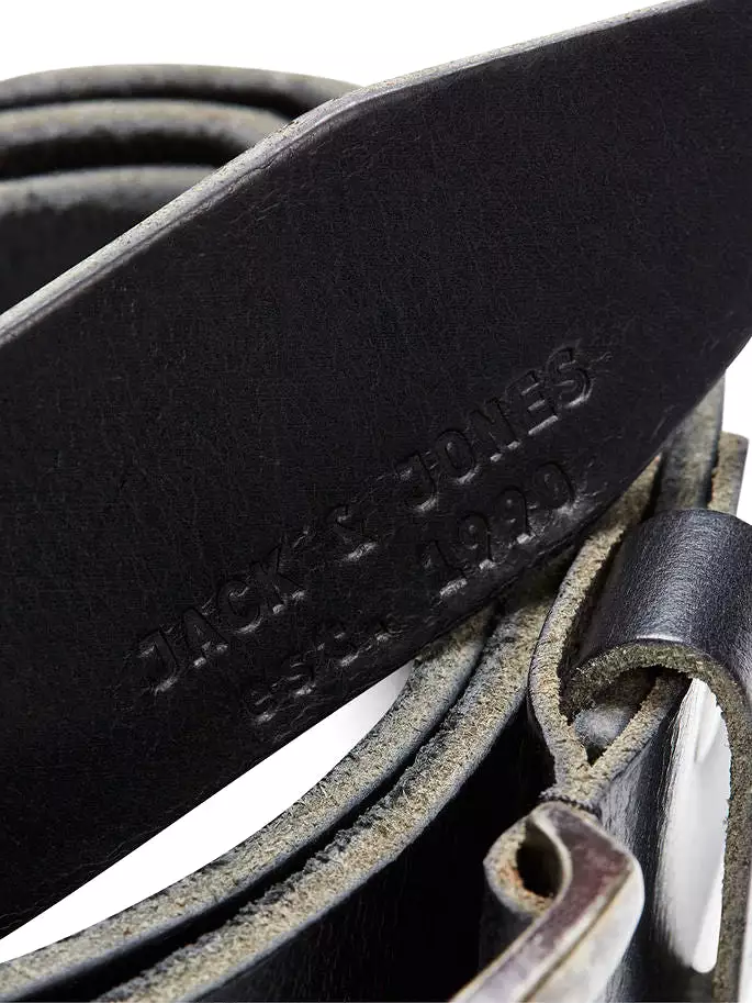 Jack & Jones Mens Leather Belt 'JACPAUL'