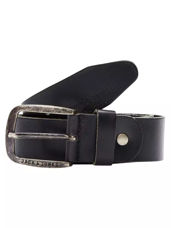 Jack & Jones Mens Leather Belt 'JACPAUL'