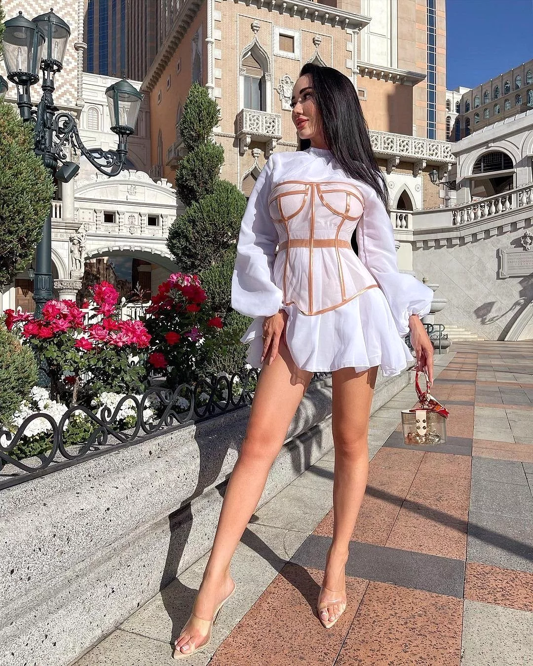 Joy White Mini Dress