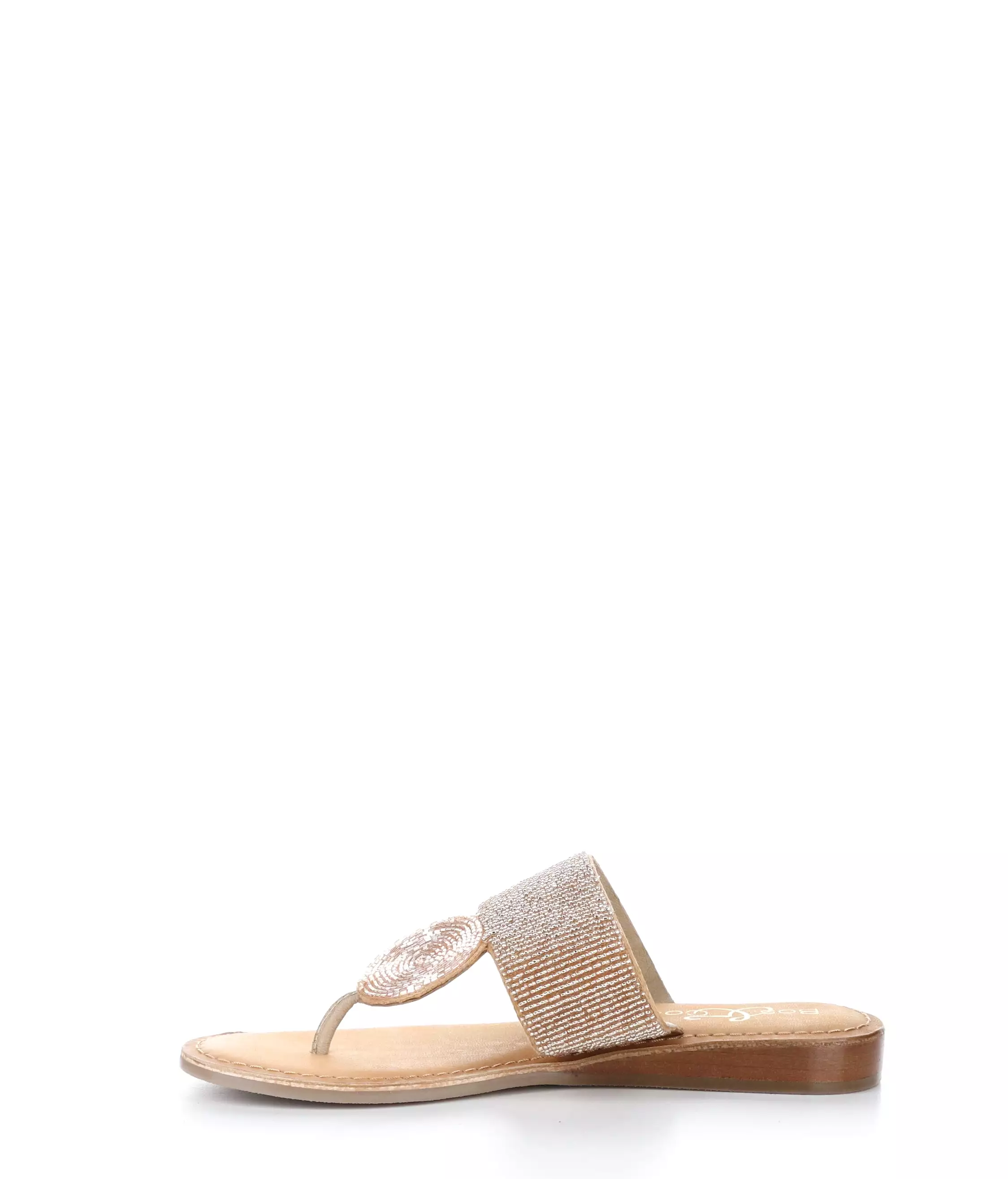 JUDY ROSE GOLD Thong Sandals