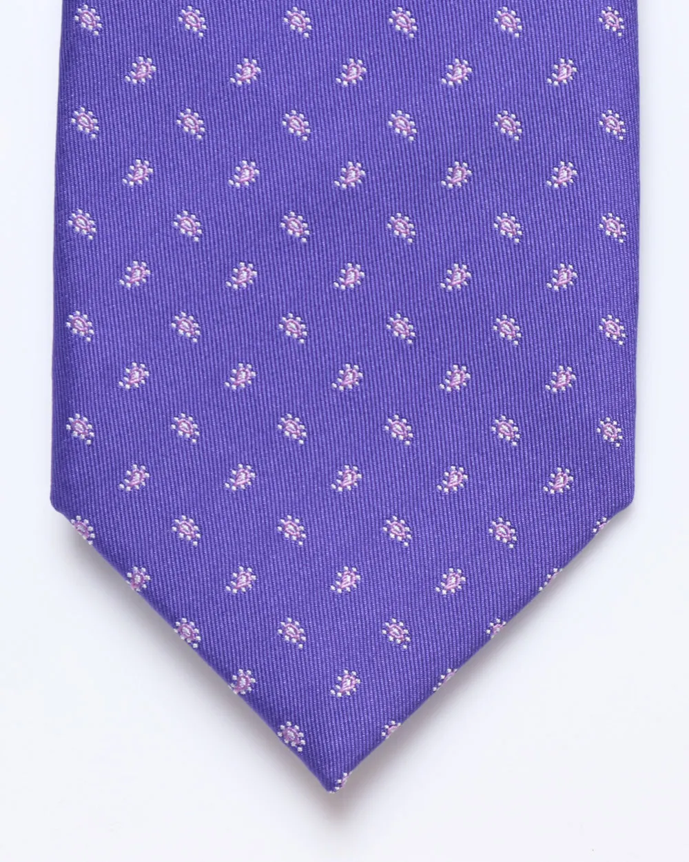 Lavender Micro Paisley Silk Tie