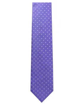 Lavender Micro Paisley Silk Tie