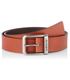 Levi's® Alderpoint Leather Logo Belt Brown