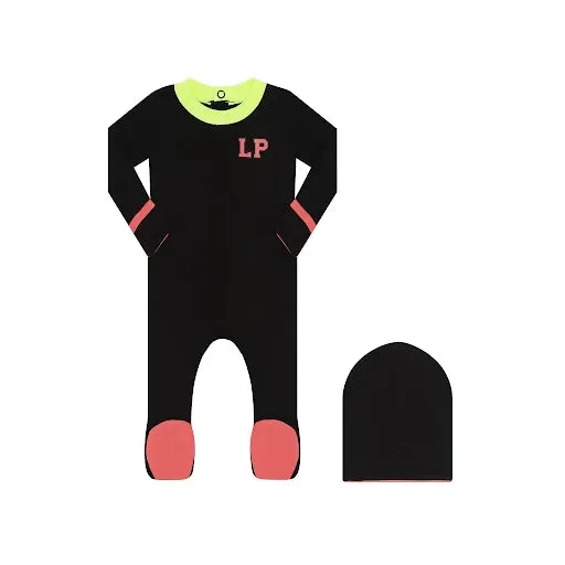 Little Parni Neon LP Stretchy & Hat Outfit