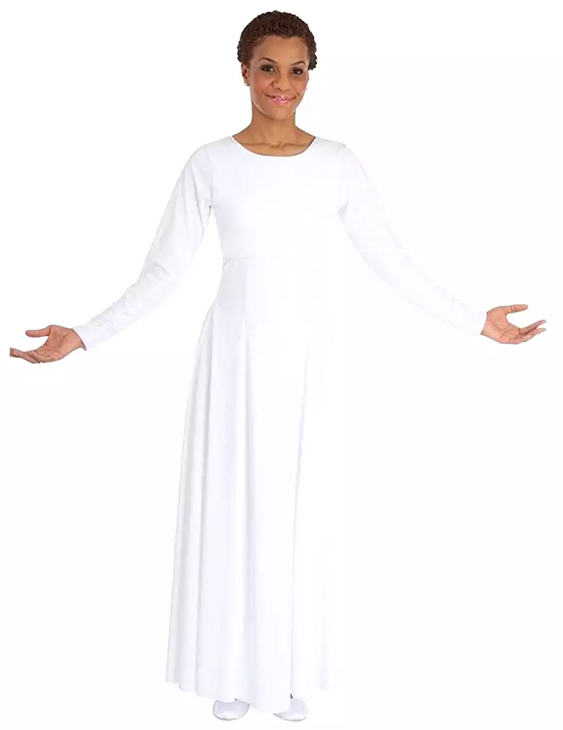 Liturgical Praise Dance Dress for Girls, Ladies and Plus