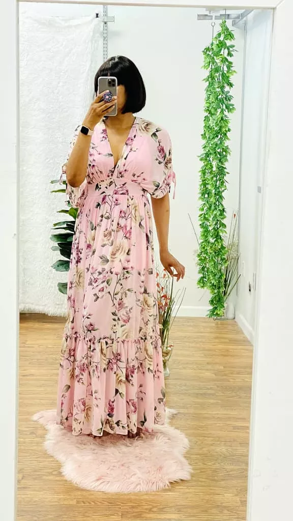 Madden chiffon maxi dress