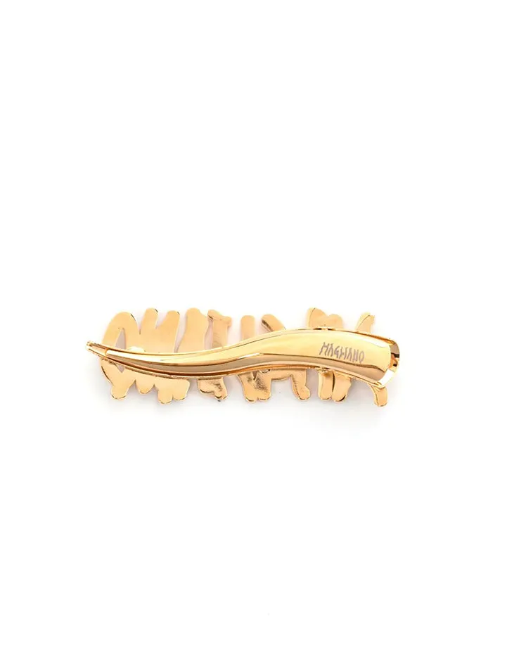 Magliano Logo Hair Clip