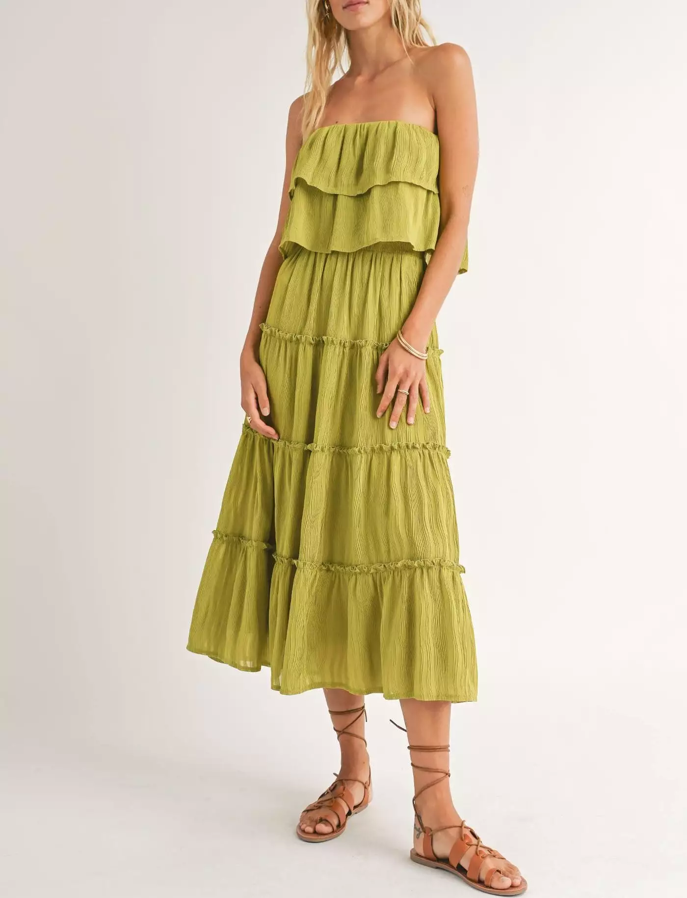 Main Squeeze Tube Ruffle Tier Dress