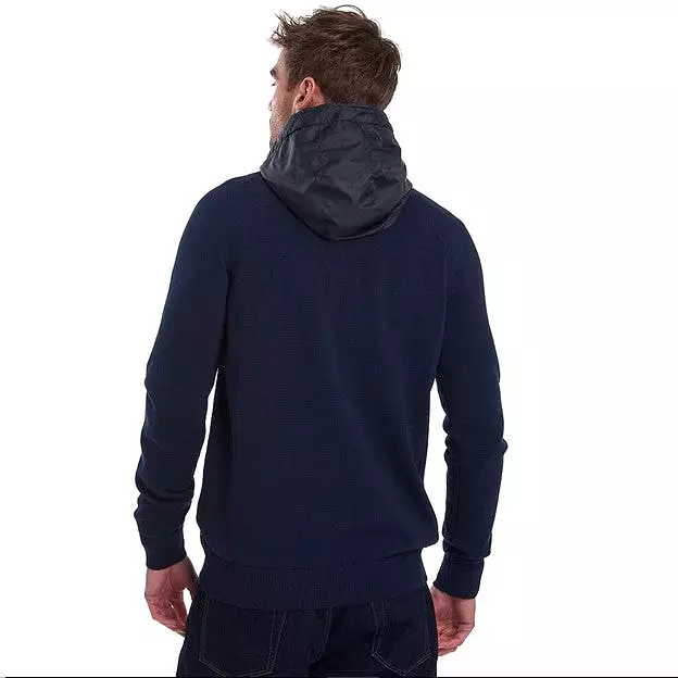 Men's Barbour | Rampside Hooded Knit Sweater | Navy