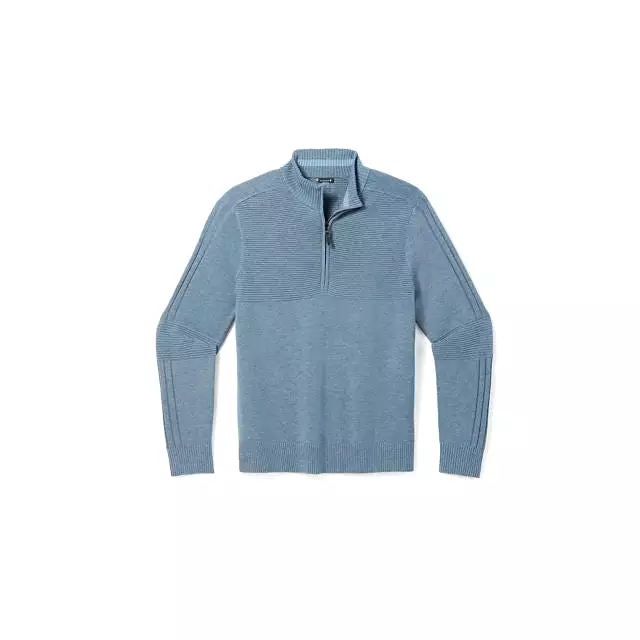 Men's Texture Half Zip Sweater