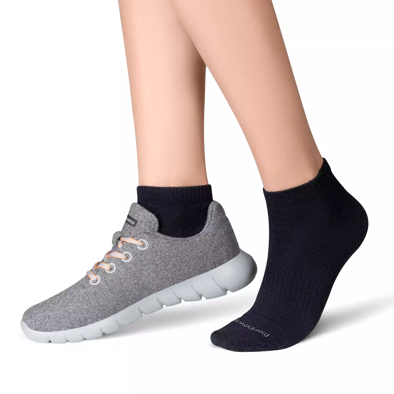 Merino Wool Sneaker Socks (pack of three)