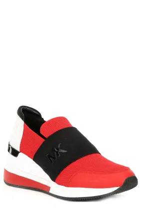 Michael Kors Red Felix Trainer