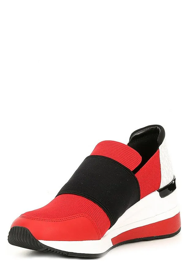 Michael Kors Red Felix Trainer