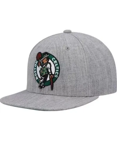 Mitchell & Ness Men's NBA Heathered Boston Celtics 2.0 Snapback Hat