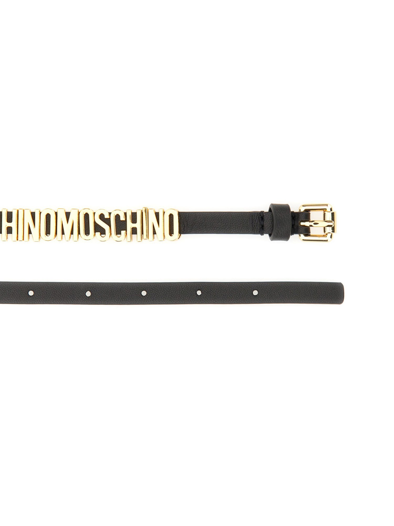 MOSCHINO    BELT WITH LETTERING LOGO