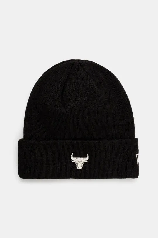 New Era beanie METALLIC CHICAGO BULLS black color 60565216