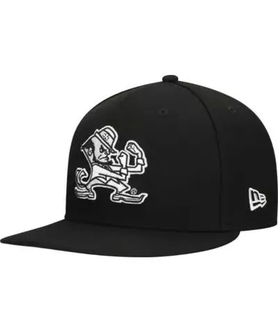 New Era Men's NCAA Notre Dame Fighting Irish Interlocking Team Logo 9FIFTY Snapback Hat