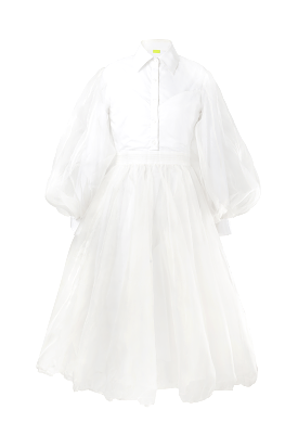 PARACHUTE DRESS IVORY