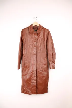 Paragon Leather Trench Coat