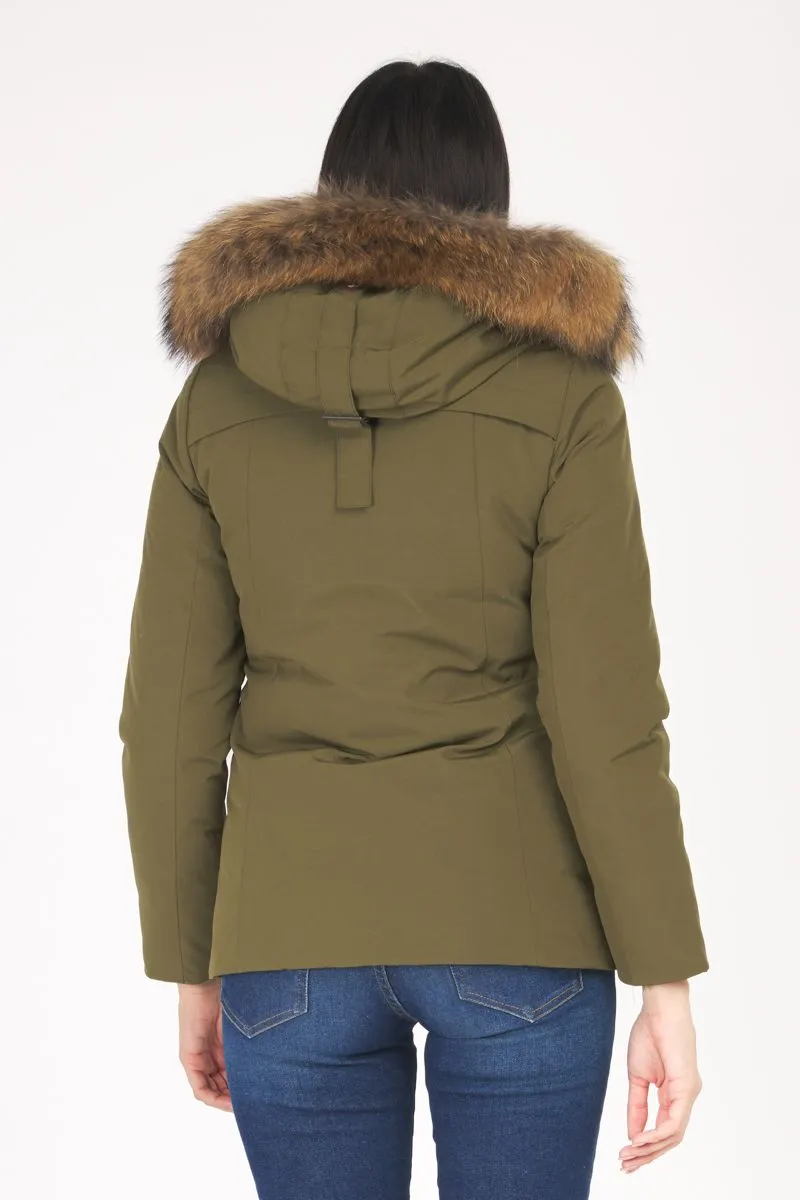 Parka Donna Verde oliva