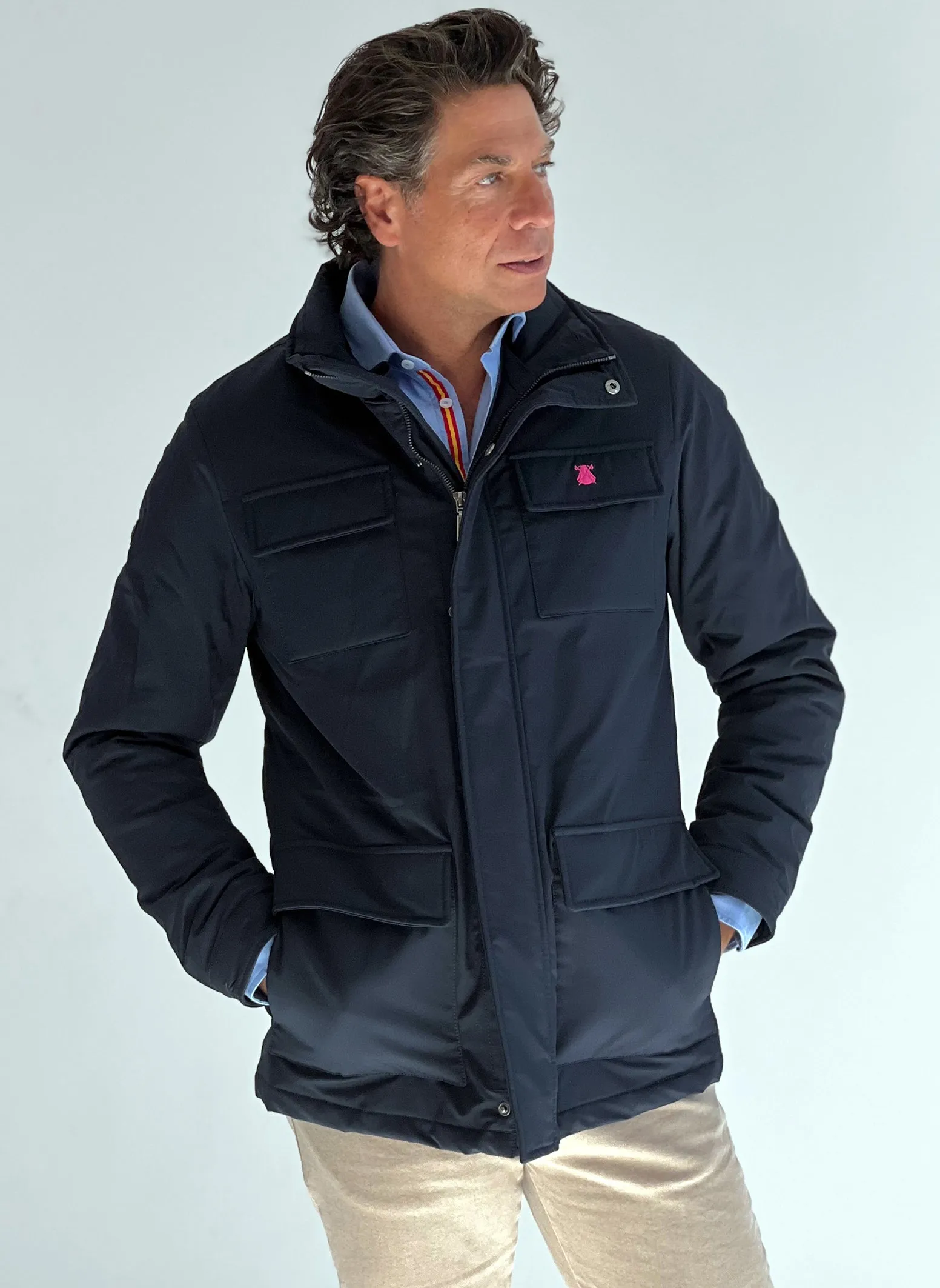 Parka Hombre Cuello Pelo