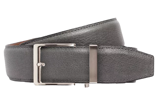 Pebble Grey, 40mm Strap, Dress Belt