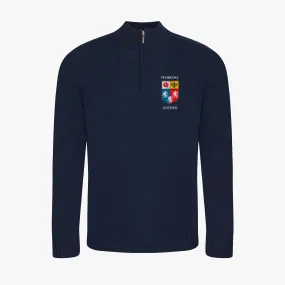 Pembroke College Regenerated Cotton 1/4 Zip Sweater