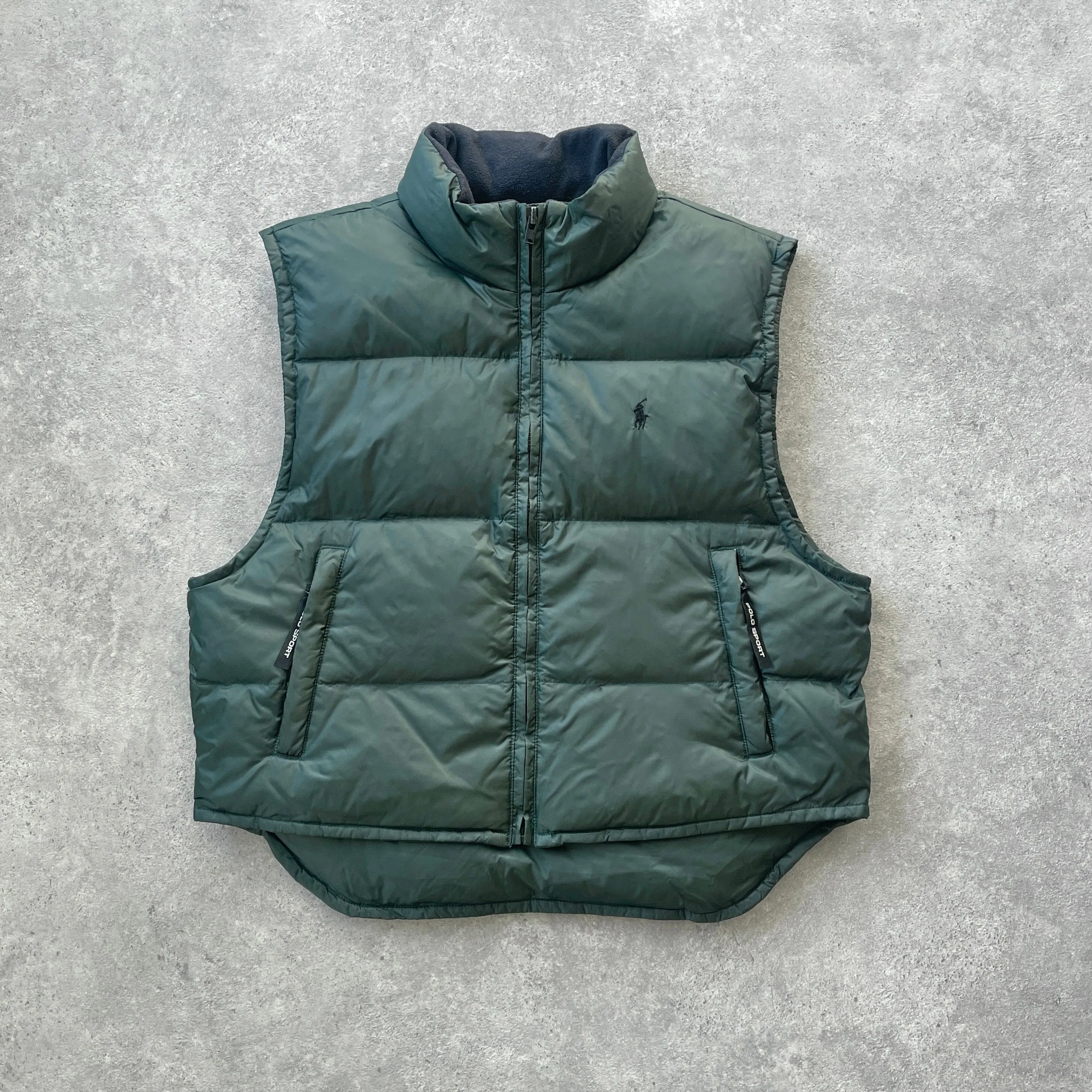 Polo Sport Ralph Lauren 1990s heavyweight down fill puffer gilet (S)