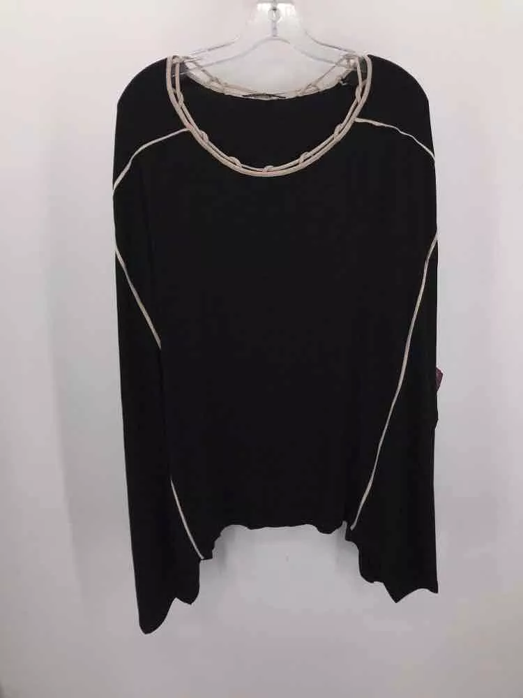 Pre-Owned Capote Black Size M/L Shawl Sweater