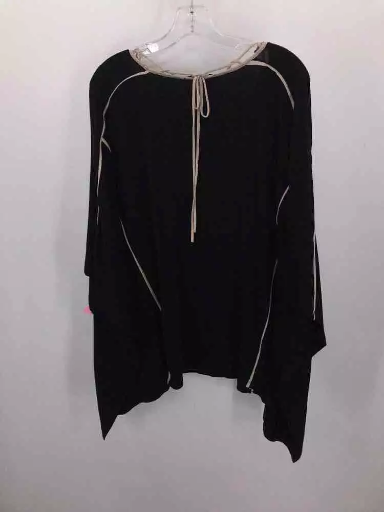 Pre-Owned Capote Black Size M/L Shawl Sweater