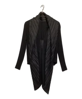 [Pre-owned] ISSEY MIYAKE FETE Collar design short pleated jacket IF82FD204