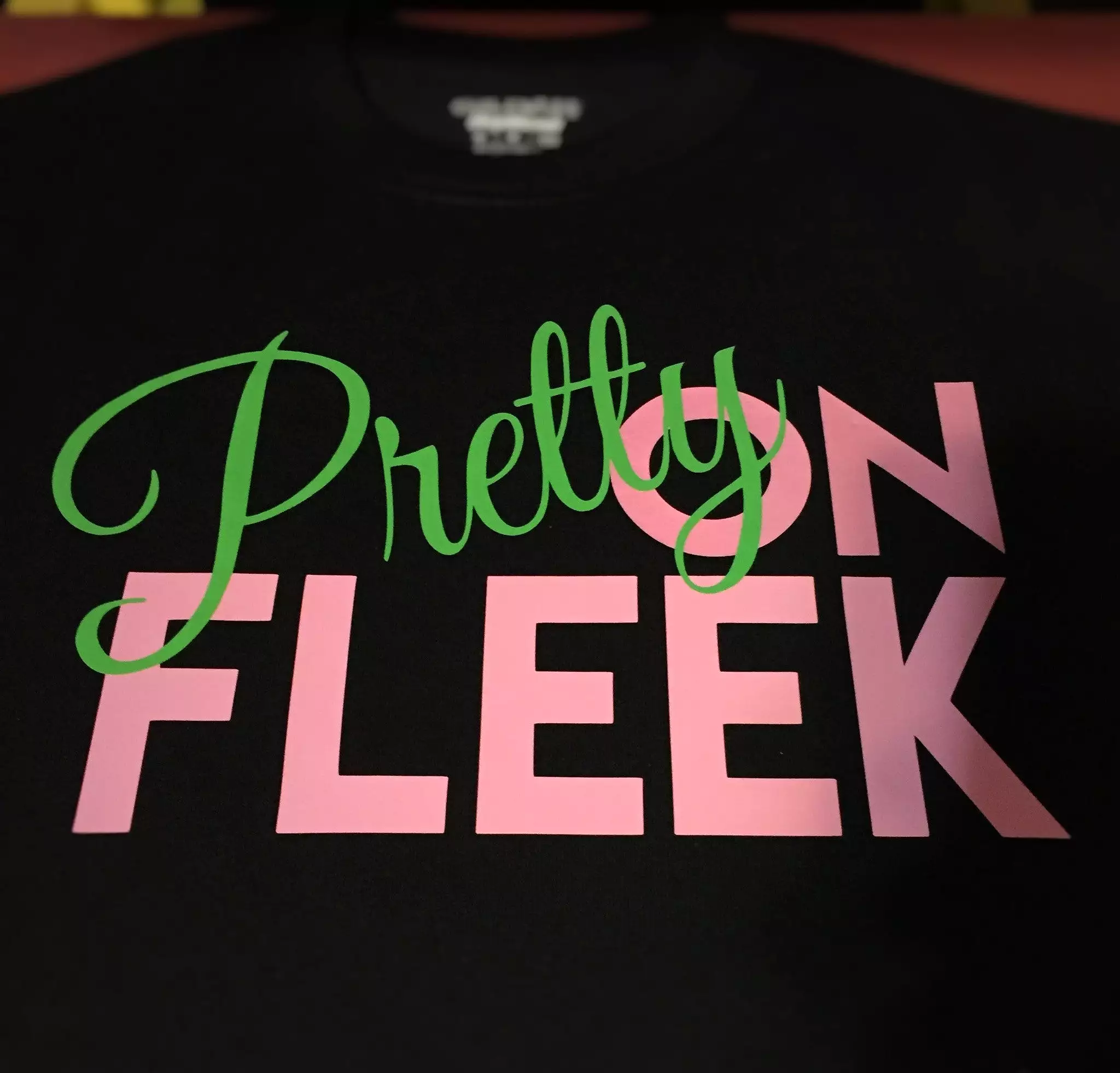 Pretty on Fleek Women T-Shirt (Black)