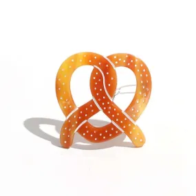 Pretzel Barrette Hair Clip by Jenny Lemons