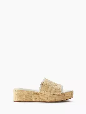 Raflower Raffia Vitello Slide