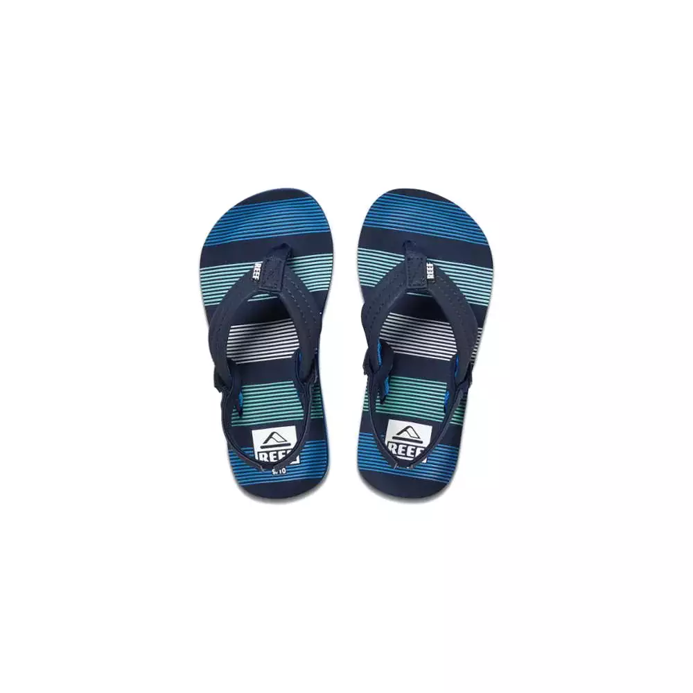 Reef Deep Sea Stripes Little Ahi Toddler Sandal