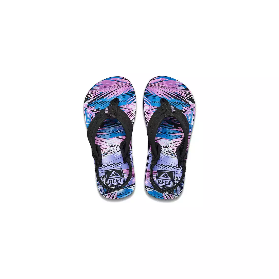 Reef Palm Fronds Ahi Children's Sandal