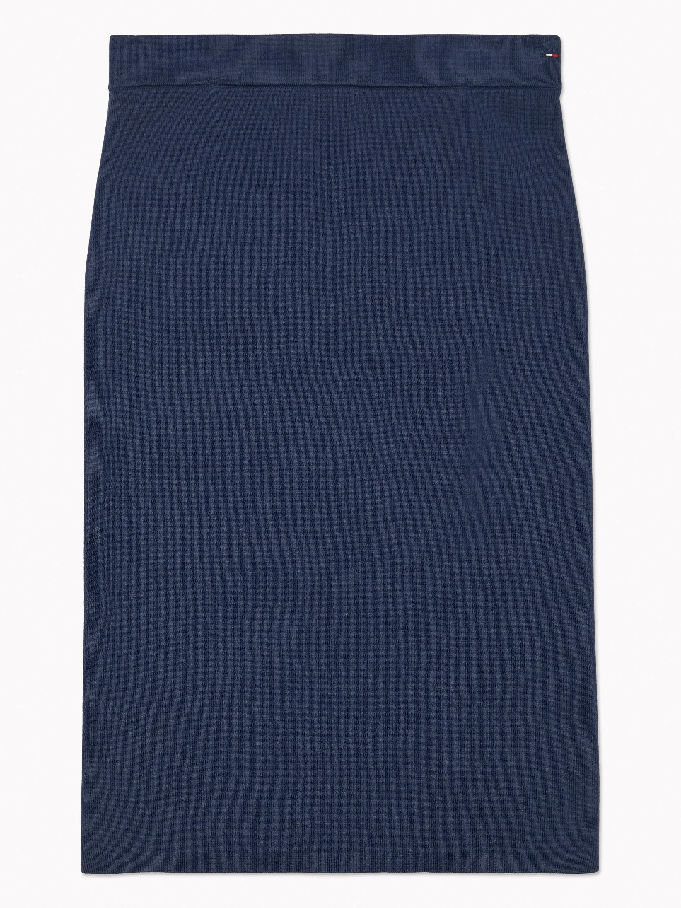 Ribbed Bodycon Skirt (Womens) - Cobalt Saphire